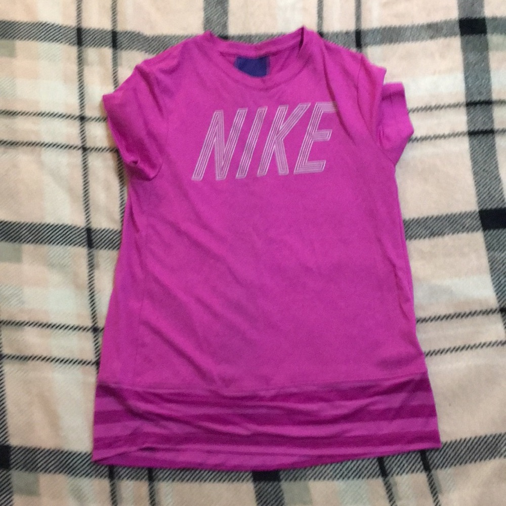 Pink short sleeve bike shirt